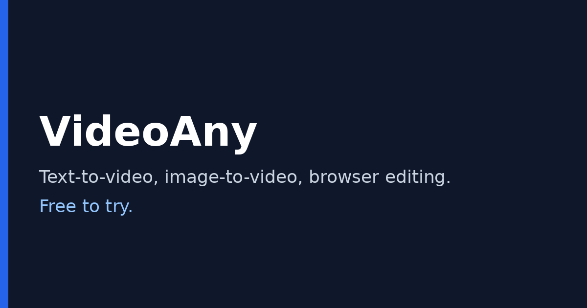 VideoAny screenshot